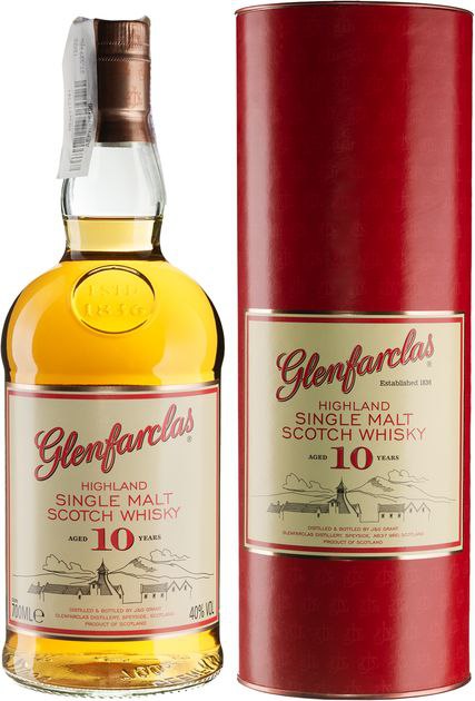 Віскі Glenfarclas 10 y.o. 40% 0.7 л 